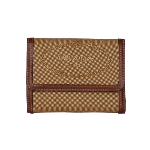 Prada Braunes Leder Portemonnaie für Frauen